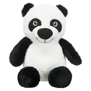 Panda, plüss játék kutyáknak, hanggal, 26 cm